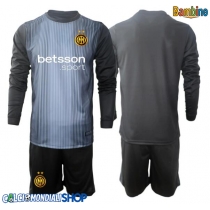 Maglie da calcio Inter Milan Portiere Prima Maglia Bambino 2025-26 Manica Lunga + Pantaloni corti)